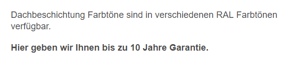 Dachbeschichtungen Farbtöne in  Freiburg (Breisgau)