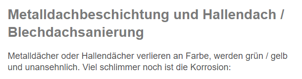 Hallendachsanierung für  Laubach, Grünberg, Mücke, Hungen, Nidda, Ulrichstein, Fernwald und Schotten, Lich, Reiskirchen