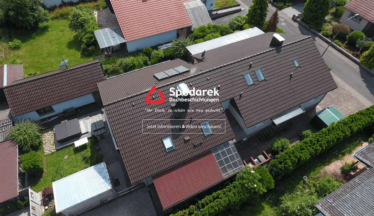 Dachbeschichtung in Warmensteinach - SPODAREK: Dachreinigung, Dachsanierungen, Dachdecker Alternative