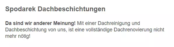 Dachreinigungen aus  Schwegenheim - Lingenfeld, Westheim (Pfalz) und Weingarten (Pfalz)